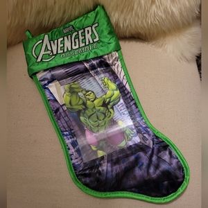 Marvel Avengers Hulk christmas stocking image change
